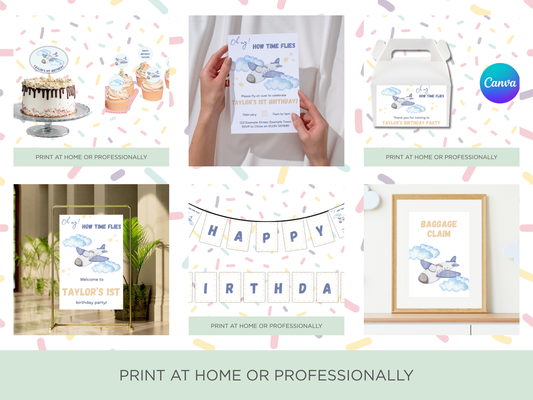 Children's Party Bundle | How Time Flies Theme