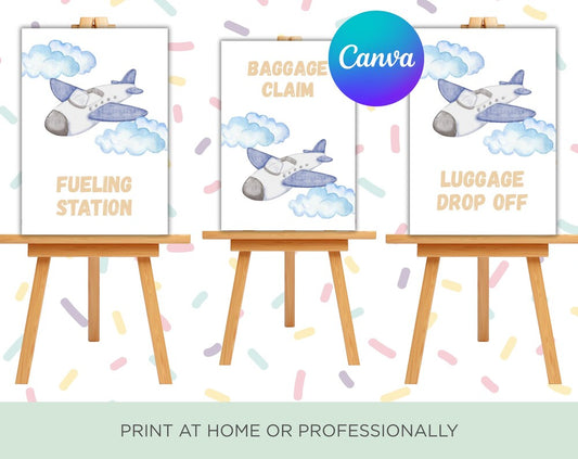Children's Party Signs | How Time Flies Them